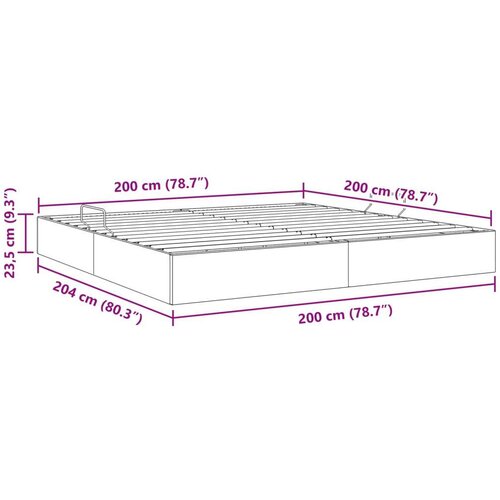  Krevet s od storage s uzglavljem Ružičasta 200 x 200 cm Bar&amp;scaron;un - Ružičasta 200 x 200 cm Slike