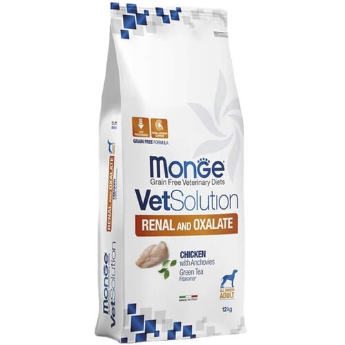 Monge vetsolution renal and oxalate canine - dijetetska hrana za pse za podršku bubrežnoj funkciji (2kg i 12kg) 12kg Cene