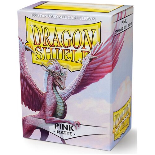 Arcane Tinmen Dragon Shield 100 Standard Sleeves - Pink Matte Cene