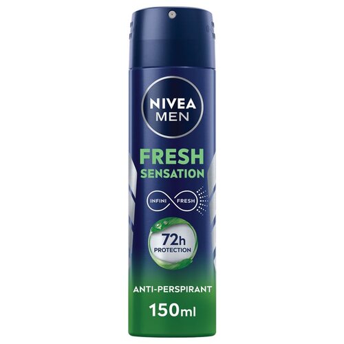 Nivea Men Fresh Sensation antiperspirant v pršilu 72 ur za moške 150 ml Cene