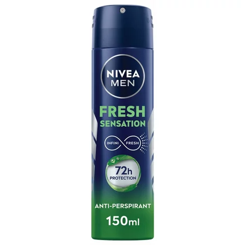Nivea Men Fresh Sensation antiperspirant v pršilu 72 ur za moške 150 ml