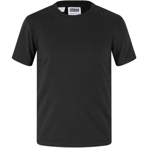 Urban Classics Girls' stretch T-shirt Jersey black Cene