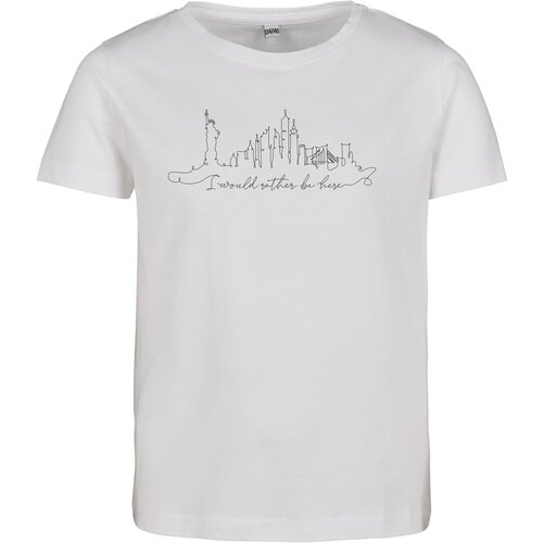MT Kids Kids want to be here t-shirt white Slike
