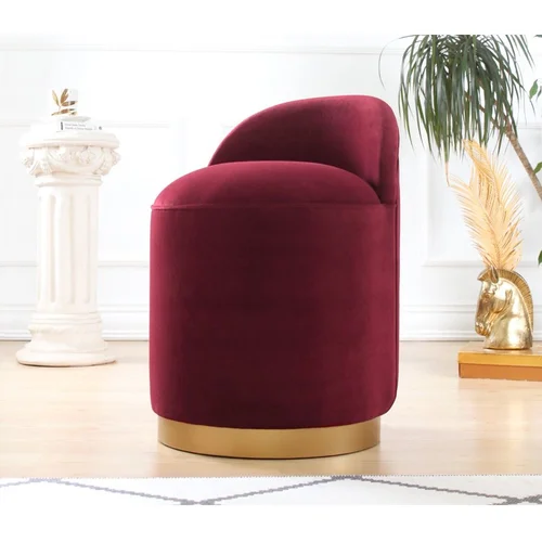 Atelier Del Sofa Dover - Claret Red taburet, (21269581)