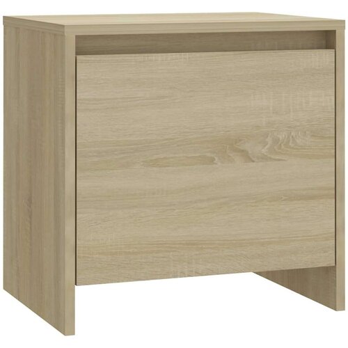VidaXL noćni ormarić boja hrasta sonome 45 x 34 x 44,5 cm od iverice Slike