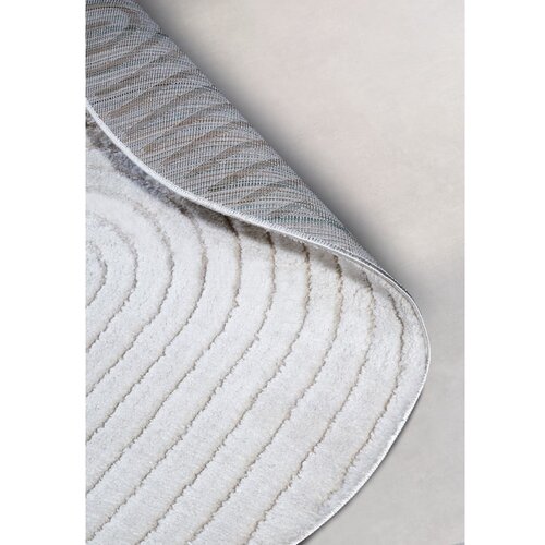 Elle Decoration Bijeli okrugao tepih &amp;oslash; 160 cm Panglao New York White &amp;ndash; Slike