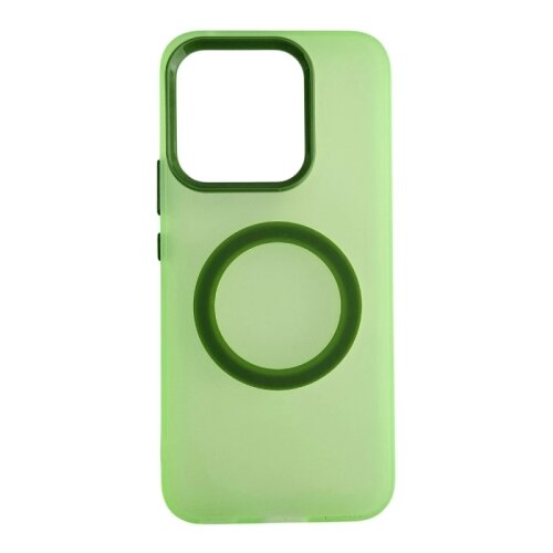  Silikonska futrola Magsafe FLURO COLOR Honor 600 Lite ZELENA Slike
