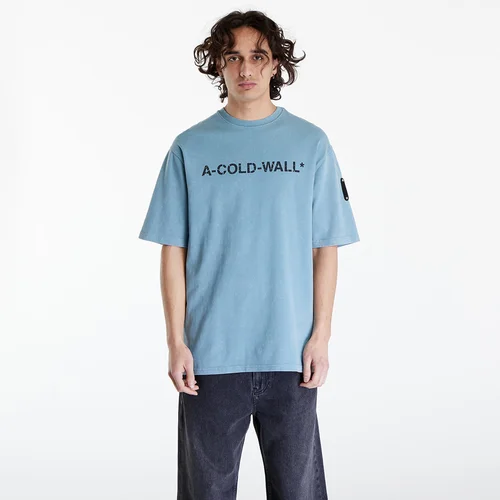 A-COLD-WALL* Overdye Logo T-Shirt Faded Teal