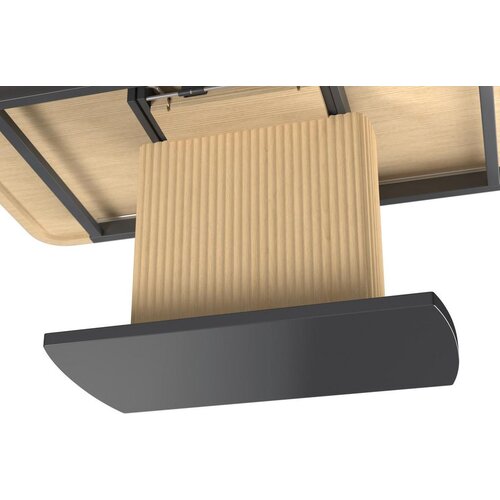 Bessagi Home Raztegljiva Miza Amado, Barve Hrasta, 160-200x90 Slike