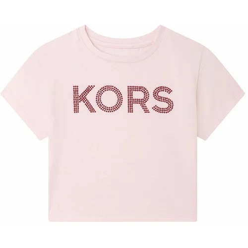 Michael Kors Dječja pamučna majica kratkih rukava boja: ružičasta