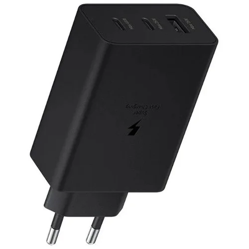  Kucni punjac Samsung Original TRIO 65W USB-A USB-C x2 Black EP-T6530