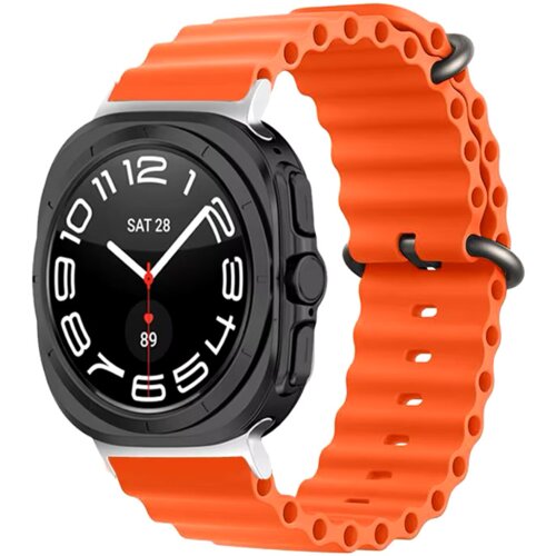  Silikonska narukvica za pametni sat Samsung Galaxy watch 7 ultra narandzasta Cene