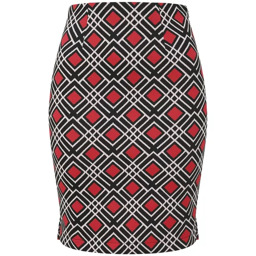 HotSquash Suknja crvena / crna / bijela