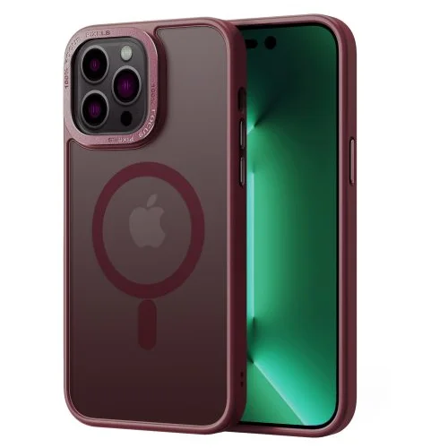  ZenCase magsafe maska za iPhone 14 pro wine red