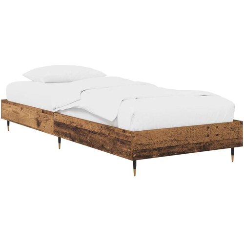  Okvir za krevet Staro drvo 80 x 200 cm Konstruirano drvo - Staro drvo Cijene