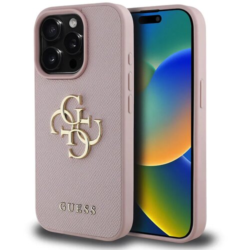 Guess Ohi&amp;scaron;je za telefon PU Grained 4G Metal Logo, (5000540756) Slike