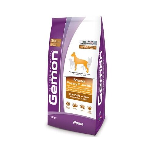 Gemon maxi puppy &amp;amp; junior 15kg &amp;ndash; granule 28/15 &amp;ndash; hrana za &amp;scaron;tence Slike