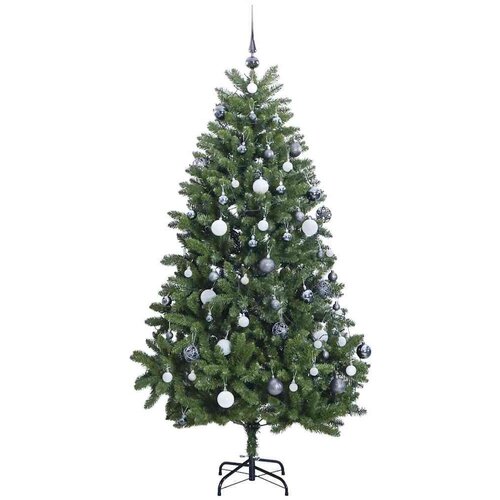 vidaXL Umetna novoletna jelka 300 LED diod in komplet bučk 300 cm Cene