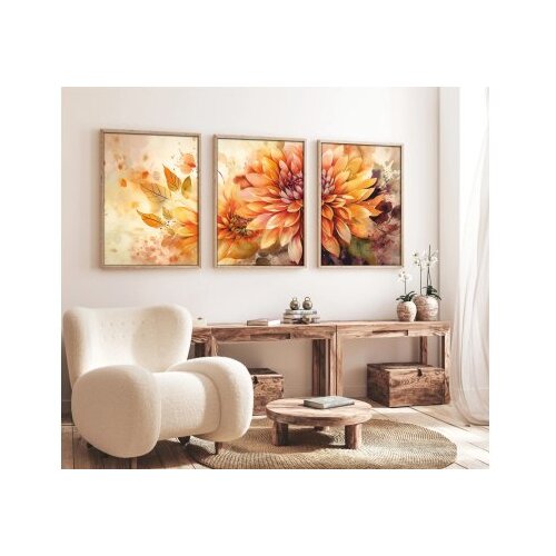 WALLXPERT Uokvirena slika Huhu220, 20x30 cm, 3 dijela Cijene