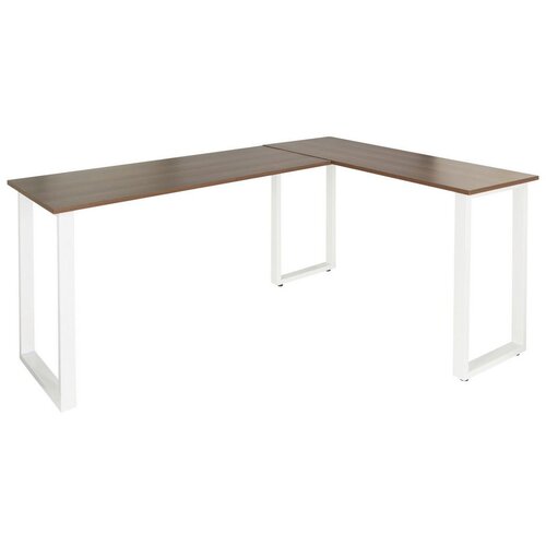 MID.YOU Kotna Pisalna Miza Workspace Basic I, Barva Oreha, Bela Slike