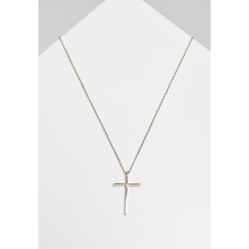 Urban Classics Accessoires Large Gold Basic Cross Necklace Cene