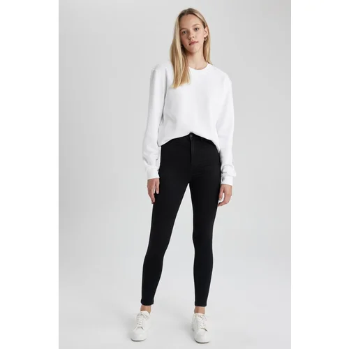 Defacto Super Skinny Fit High Waist Slim Leg Jean Trousers