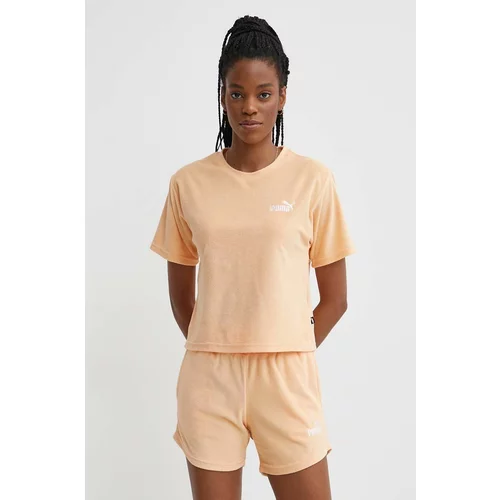 Puma Kratka majica ženska, oranžna barva, 677947
