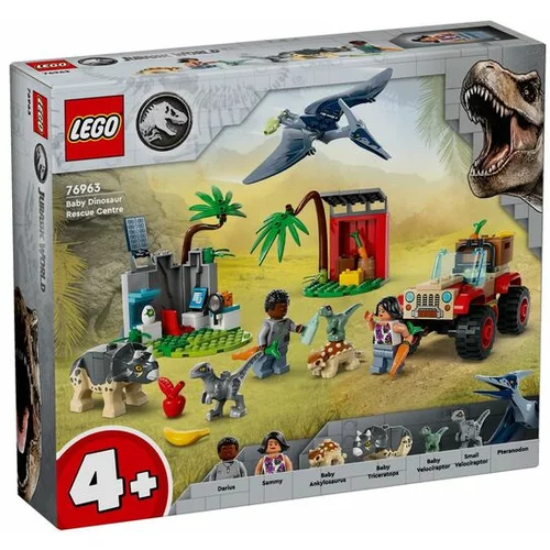 Lego JURASSIC WORLD reševalno središče za dinozavrske mladič