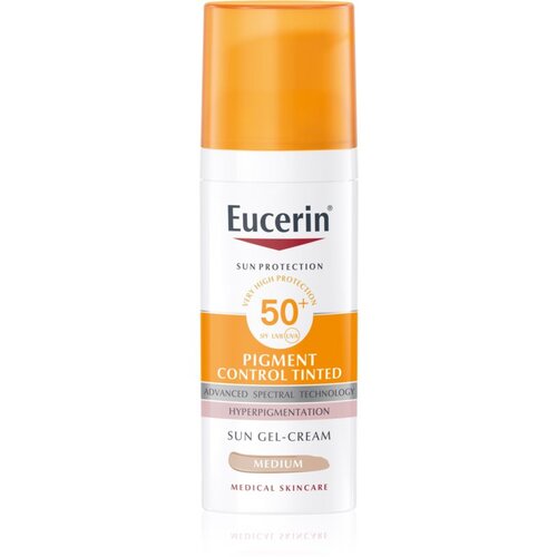 Eucerin Sun Pigment Control Tinted za&amp;scaron;titna emulzija protiv hiperpigmentacije lica SPF 50+ nijansa Medium 50 ml Slike