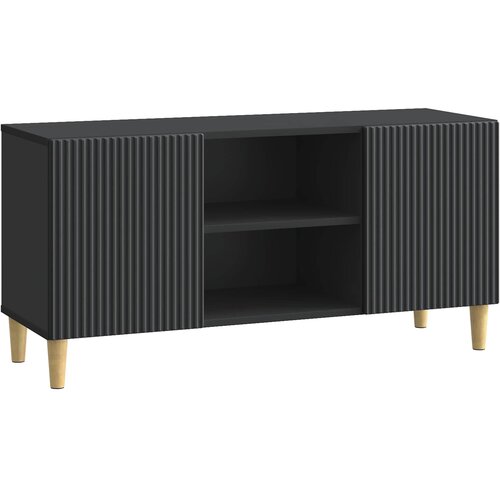 TV ormar Crna 102 x 34,5 x 50 cm Konstruirano drvo Cene