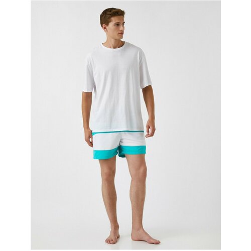 Koton Swimsuit - Blue - Colorblock Cene