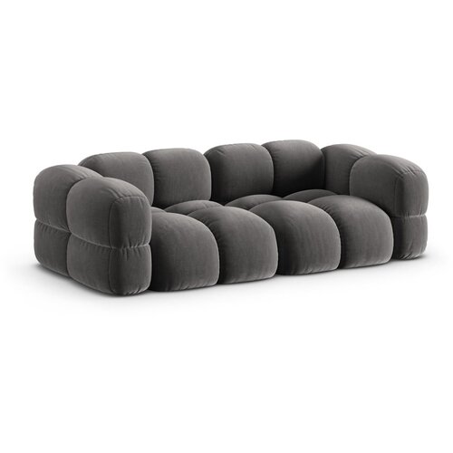 Cosmopolitan Design Siva žametna sedežna garnitura 250 cm Loretto &amp;ndash; Slike