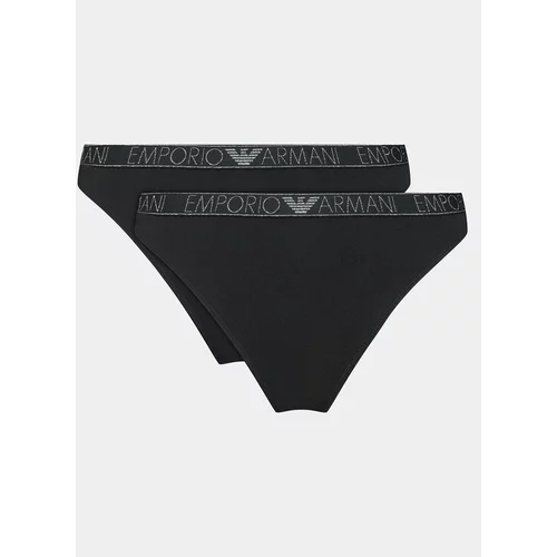 Emporio Armani Underwear Set 2 parov spodnjih hlačk 164752 3F223 00020 Črna
