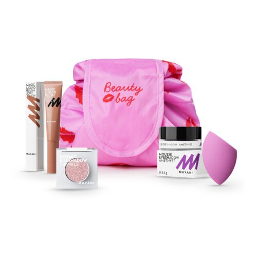 MAYANI set ličil in torbice za shranjevanje - Makeup Essentials Set Cene