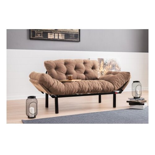 Atelier Del Sofa Nitta dvosjed 155x85x70cm Svijetlosmeđa Slike