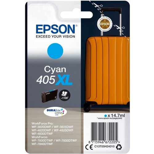 Epson Originalna kartu&amp;scaron;a 405Xl Cyan - C13T05H240 [Ml-14.7][Pag-1100], (20304896) Slike