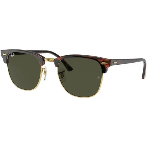 Ray-ban Clubmaster Classic RB3016 W0366 S (49) Rjava/Zelena