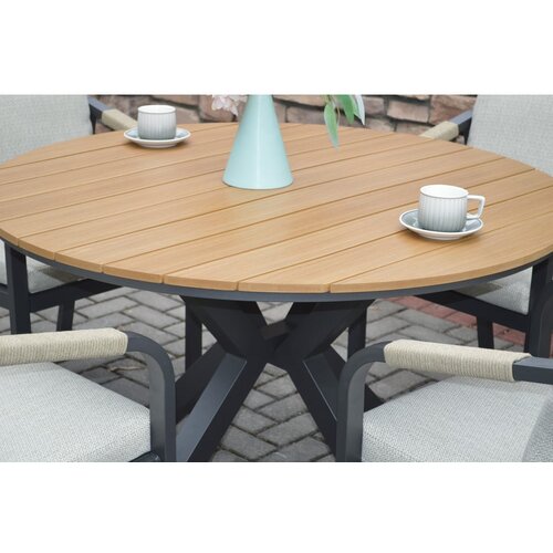 Rojaplast Okrogla vrtna miza &amp;oslash; 120 cm Giverny &amp;ndash; Slike