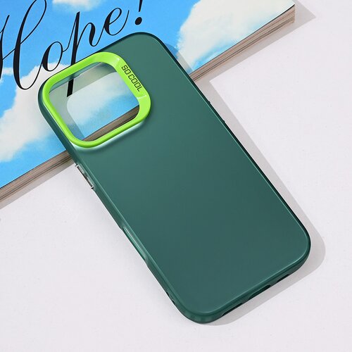Teracell torbica Clear za iPhone 16 Pro 6.3 zelena Slike