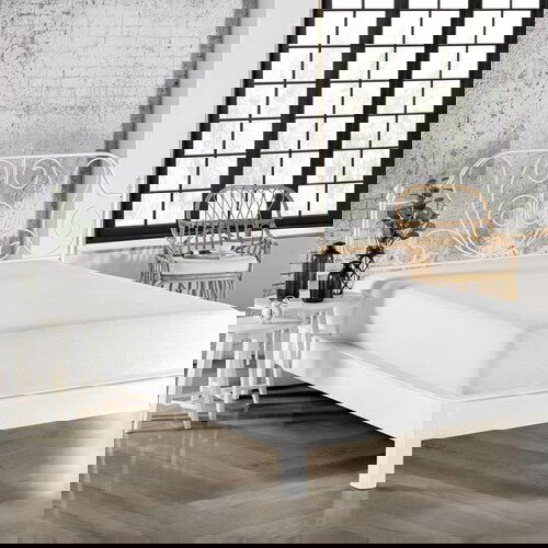  Alez Fitted (100 x 200) White Single Bed Protector Slike