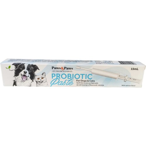 PAWS&PAWS probiotik pasta za pse i mačke 15ml Slike