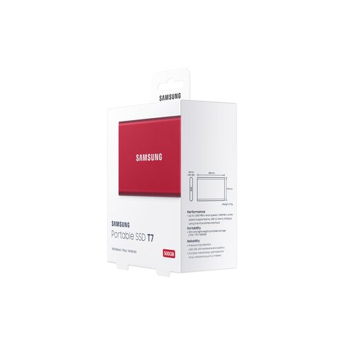 Samsung Portable SSD T7 500GB MU-PC500R eksterni hard disk Slike