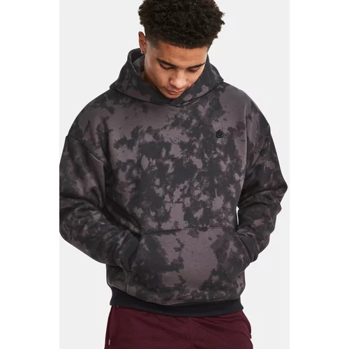 Under Armour Curry Acid Wash Hoodie Pulover Siva