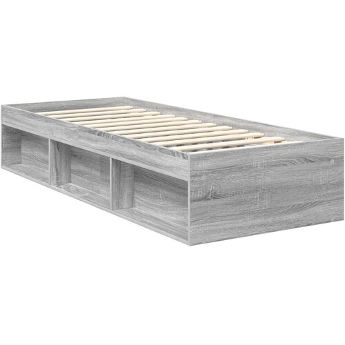  Krevetna konstrukcija s uzglavljem Siva Sonoma 75 x 190 cm Slike