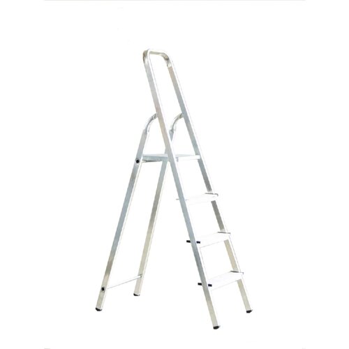 Alpos Aluminijasta gospodinjska lestev 3+1 (delovna višina: 2,66 m, transportna dolžina: 1,55 m,nosilnost: 150 kg) Cene