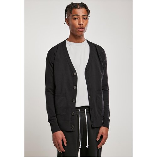 UC Men Fine Cardigan Black Slike