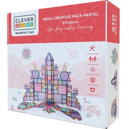 CleverClixx Geometrijski oblici Pastel 210 delova Cene