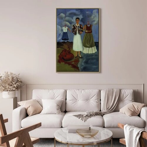  Slika - Frida Kahlo &amp;ndash; Memory (The Heart) 80x120 U prirodnom drvenom okviru Slike