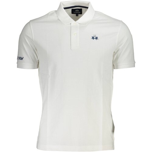 La Martina MEN&amp;amp;#39;S SHORT SLEEVE POLO WHITE Slike