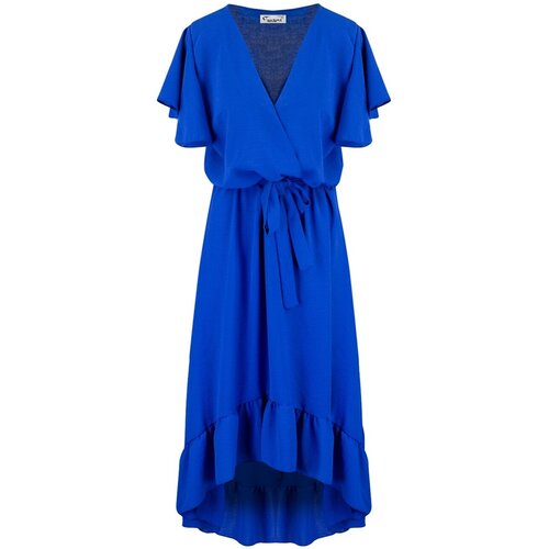 Pri Envelope MAXI dress with Spanish frill Slike